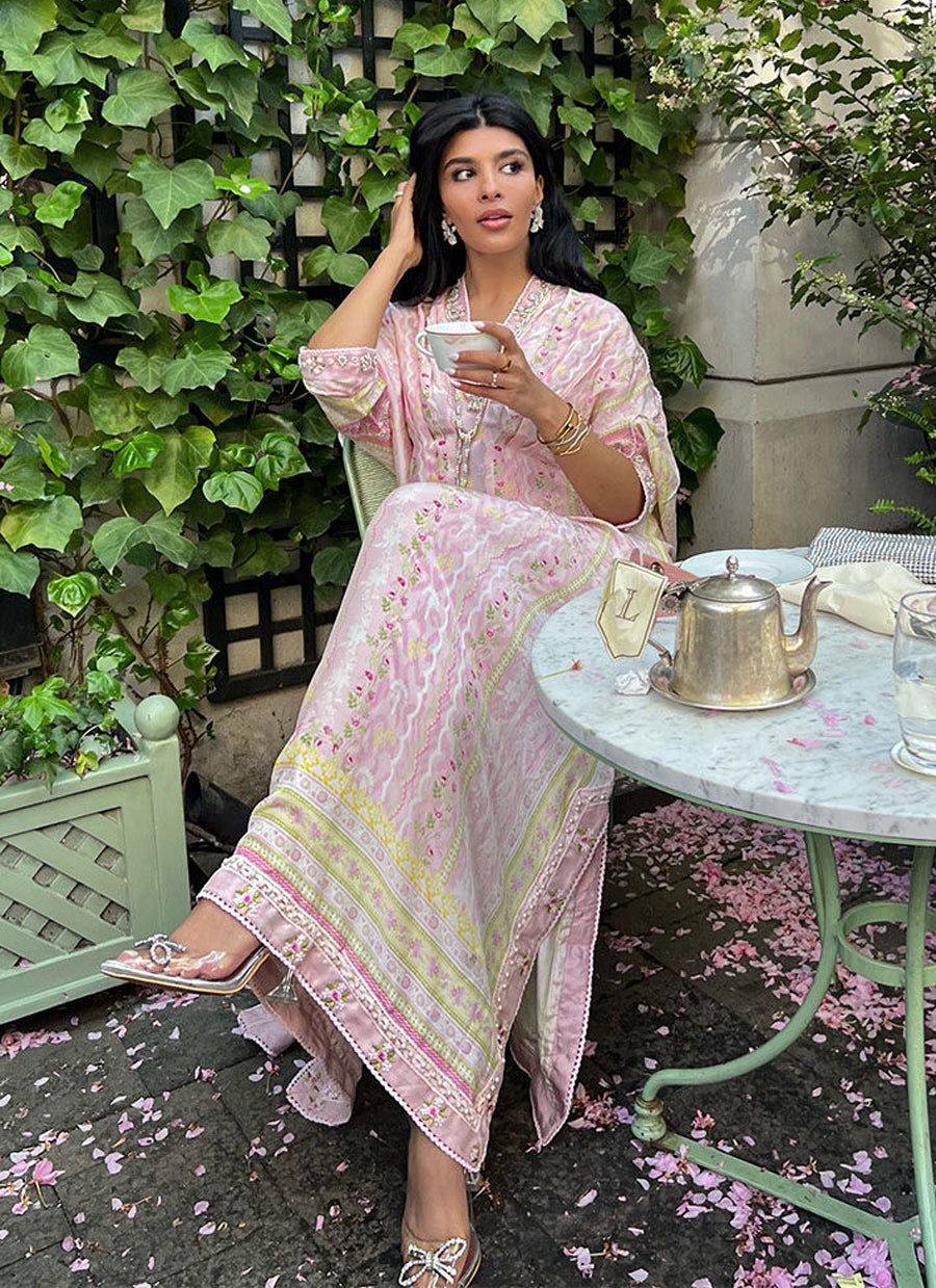 Rohma Siddiuqi in Marni Blush Kaftan
