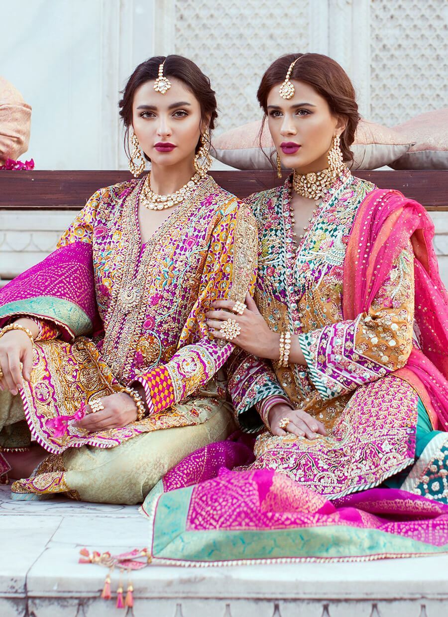 Burnt Orange Gota Kurta