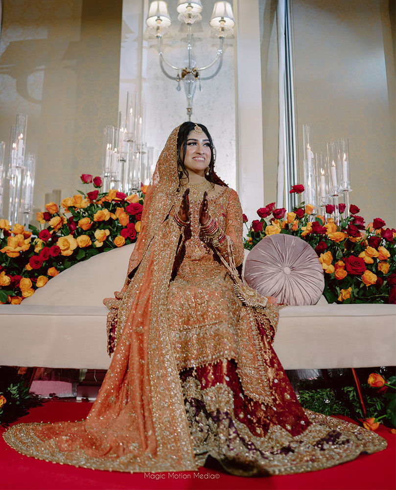 An Iconic Brunt Orange Bridal by #FTA