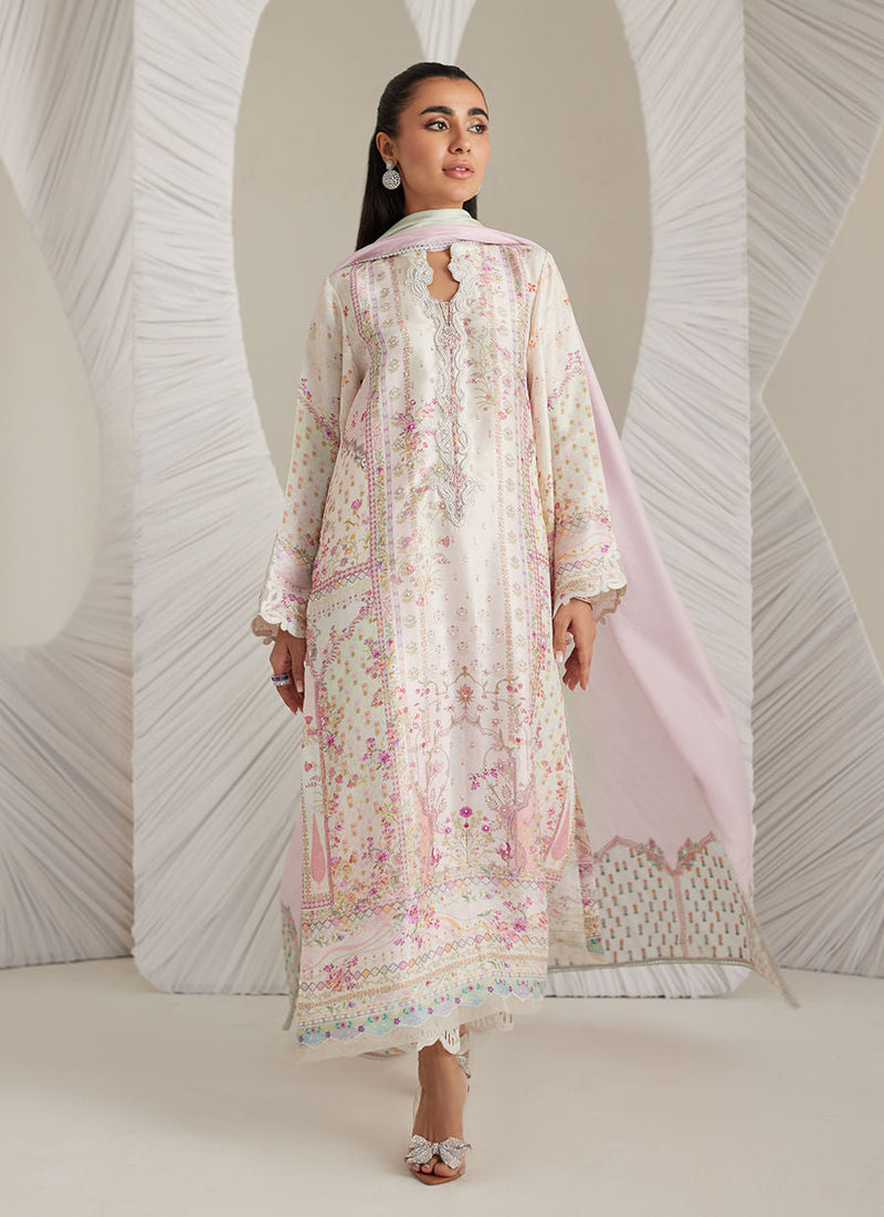 Brea Ivory Shirt and Dupatta