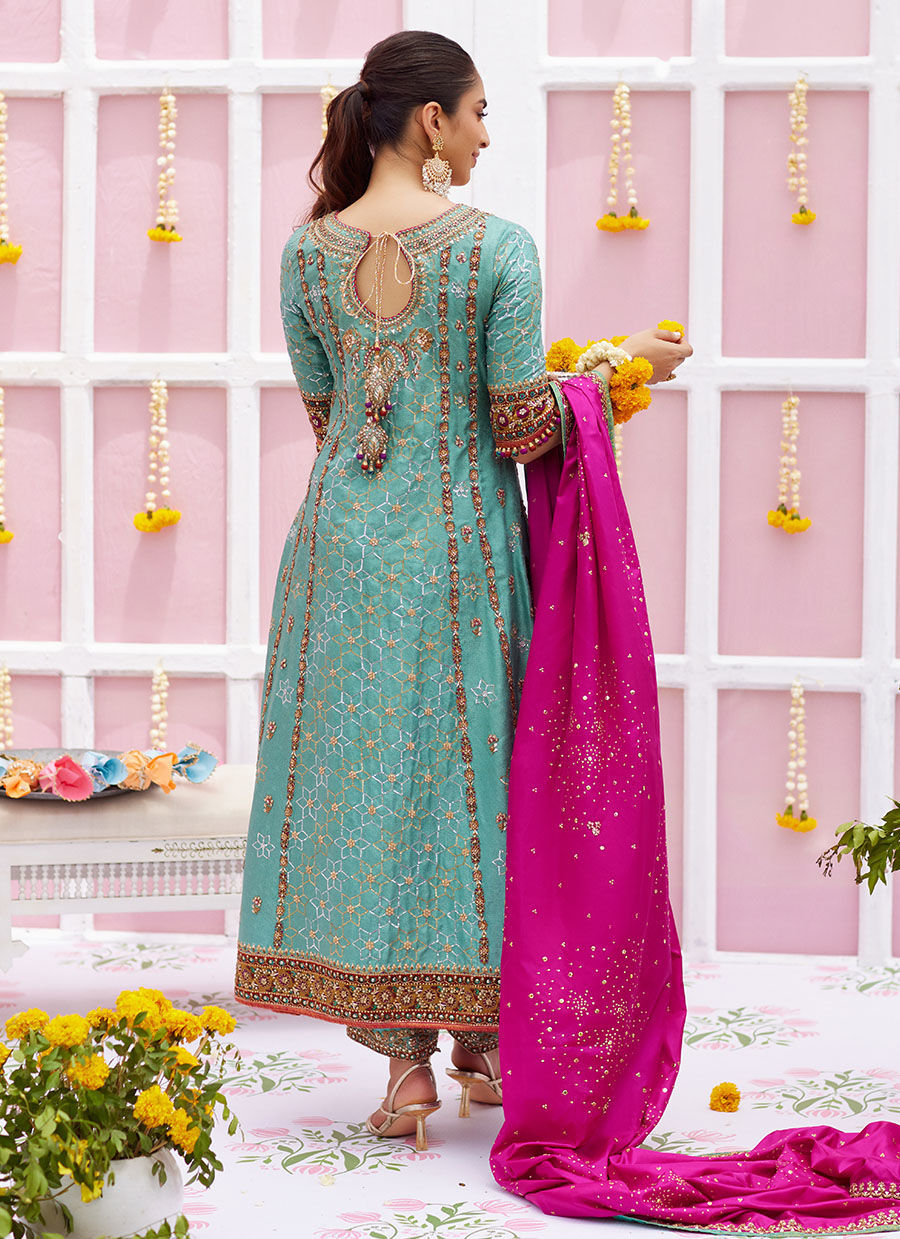 Malina Sage Shirt And Dupatta