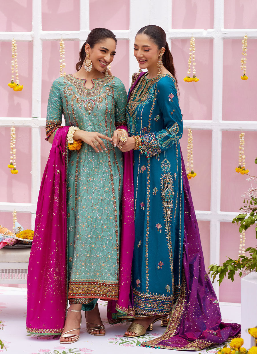 Malina Sage Shirt And Dupatta