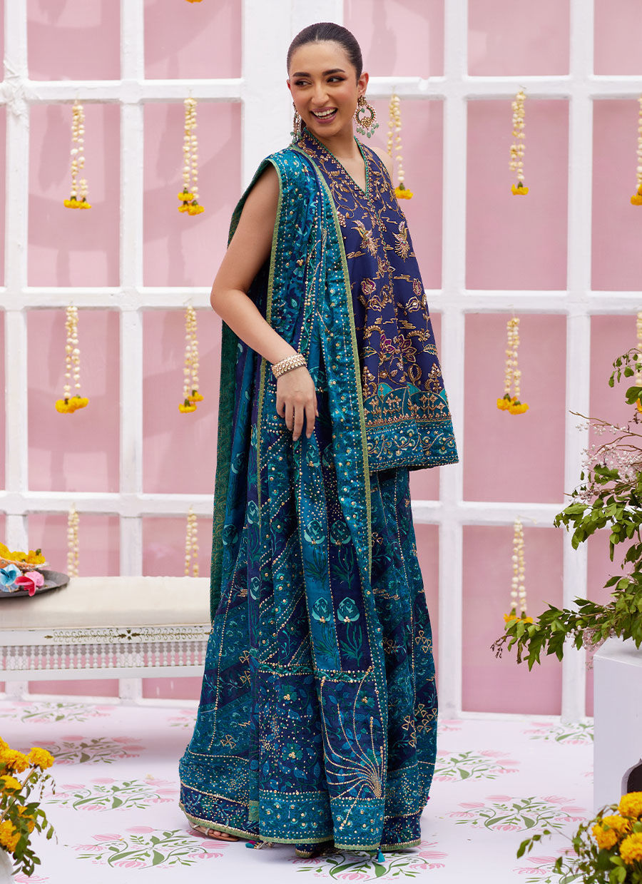 Ryza Blockprinted Short Shirt And Dhaka