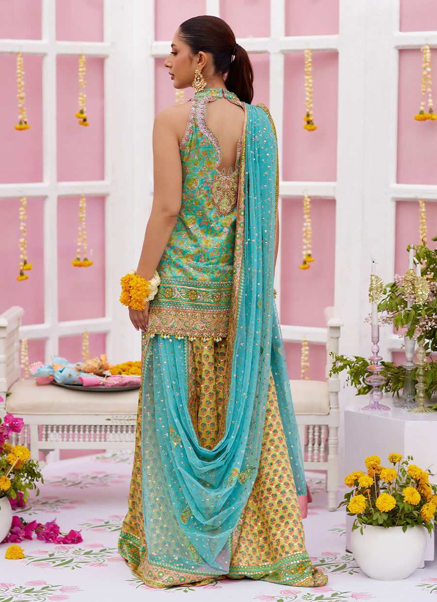 Ryenna Blockprinted Short Shirt And Dhaka