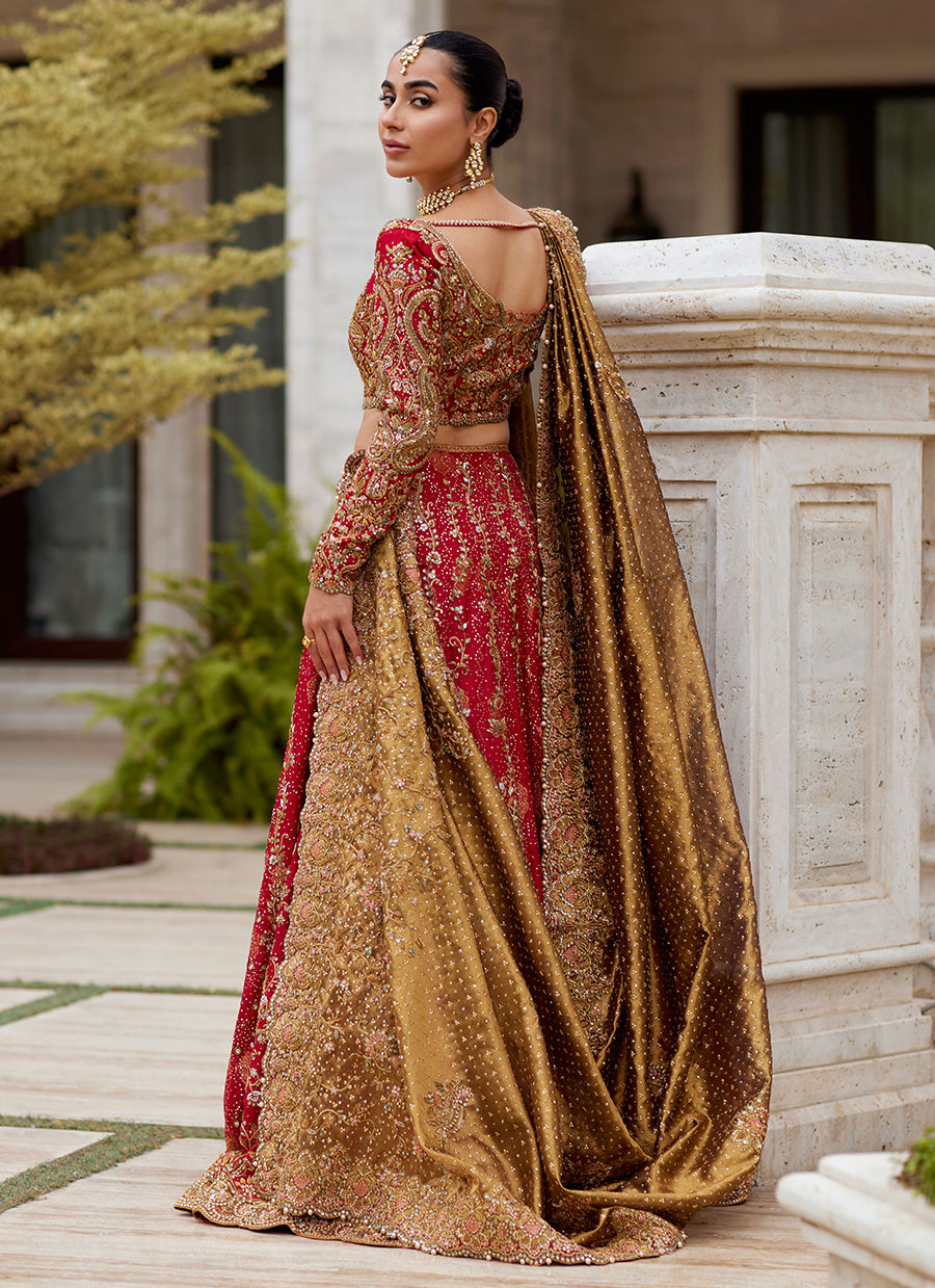 Mahvash Scarlet Lehnga Choli