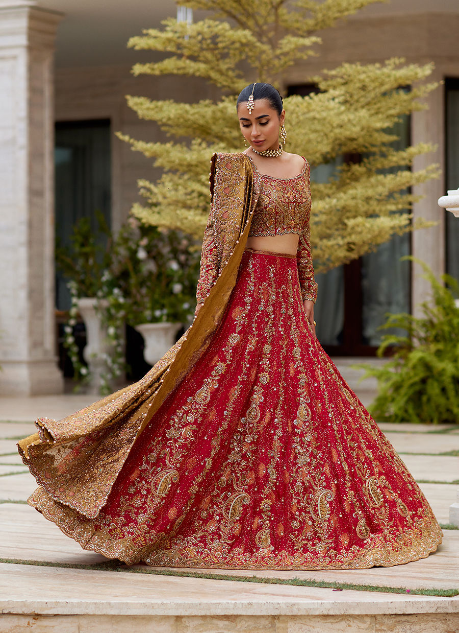 Mahvash Scarlet Lehnga Choli