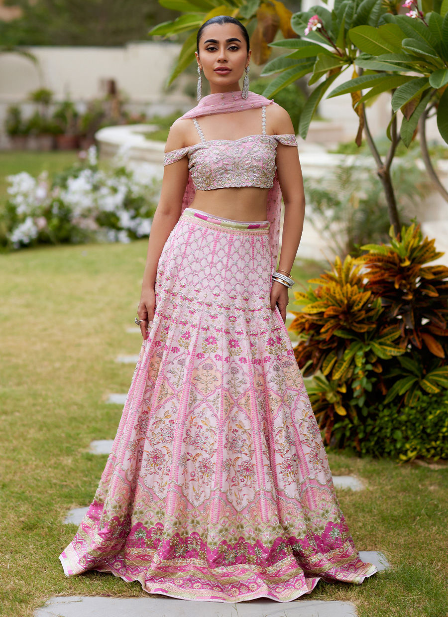 Dilruba Carnation Pink Lehnga Choli