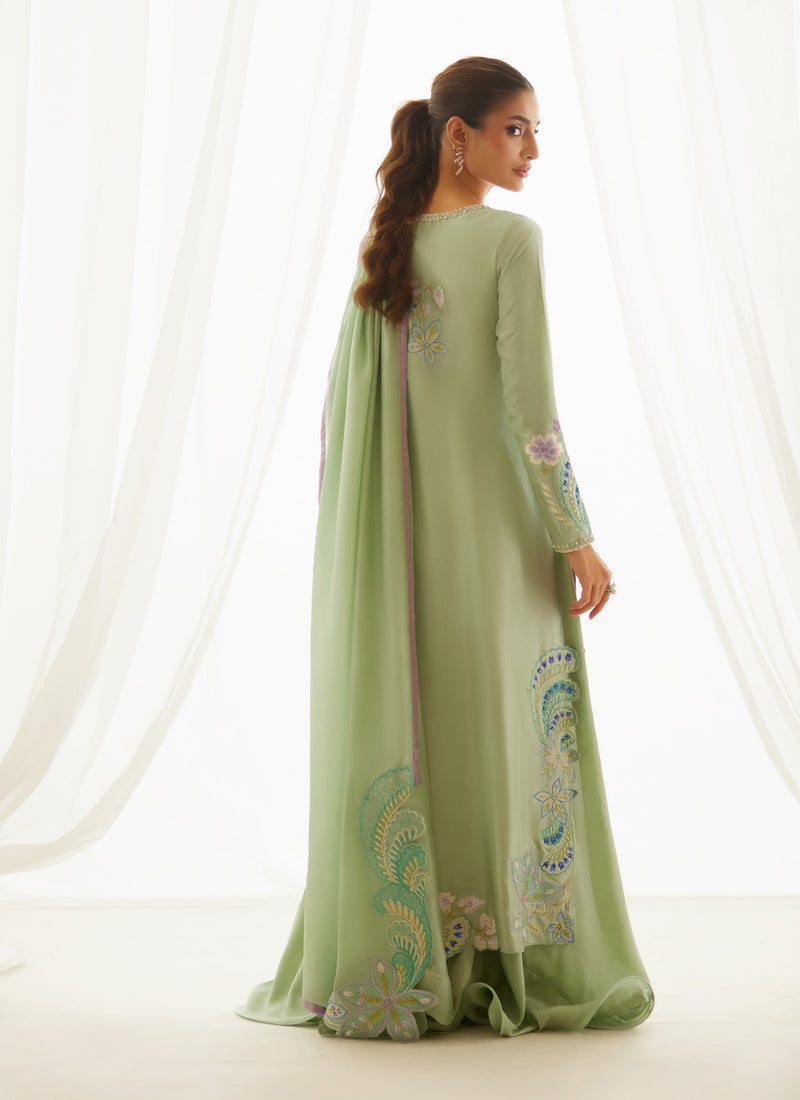 Jovie Blue Shirt And Dupatta