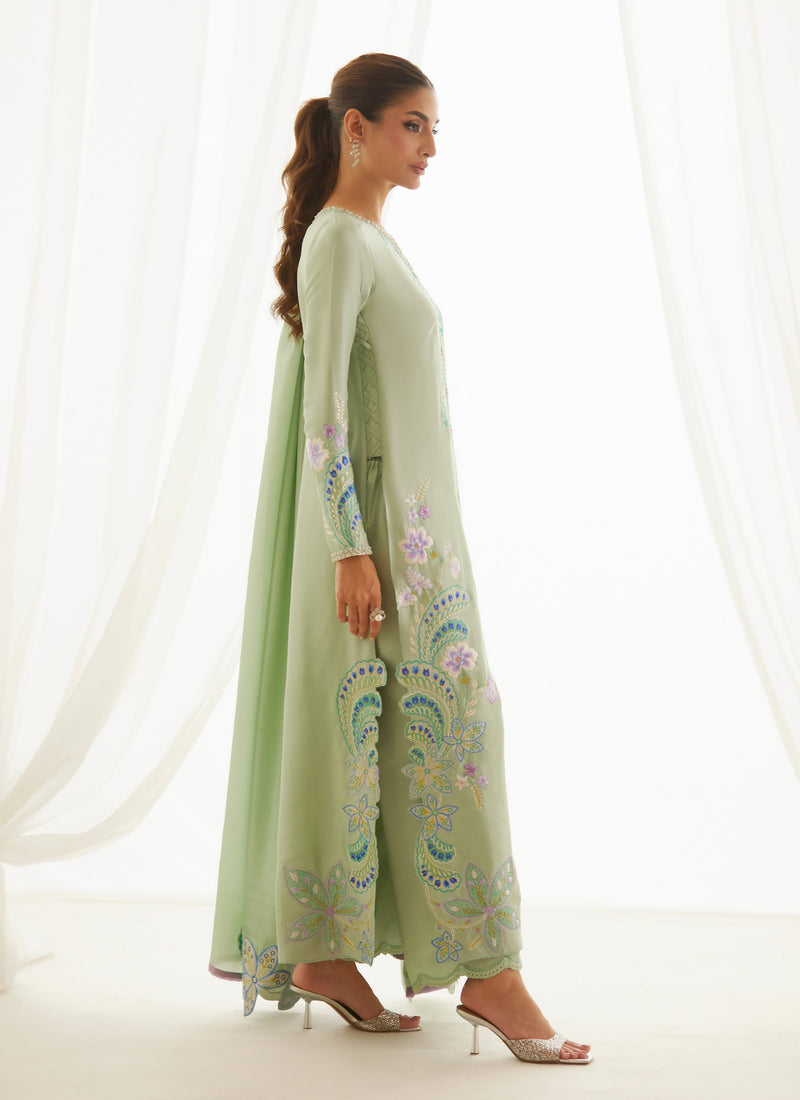 Jovie Blue Shirt And Dupatta