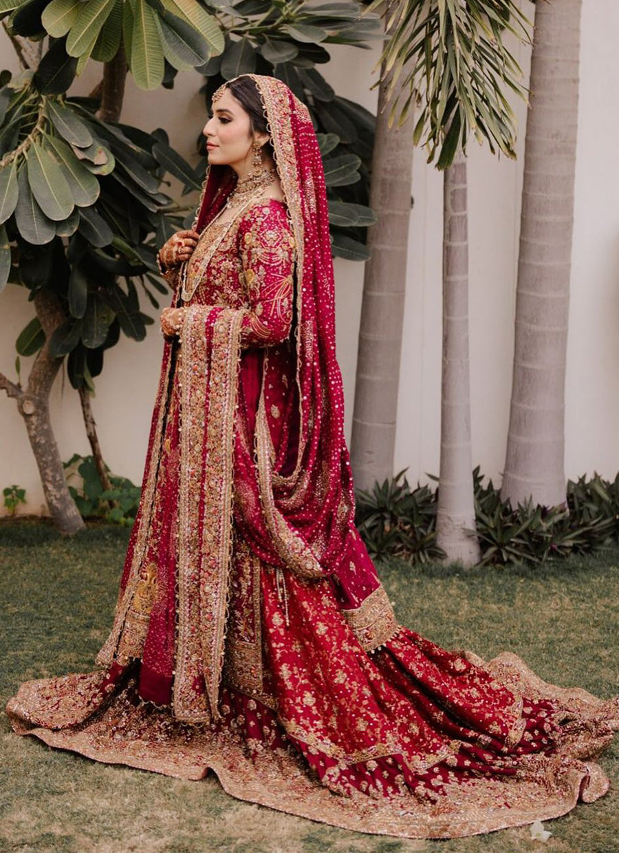 A Signature #FarahTalibAziz Classic Red Bridal