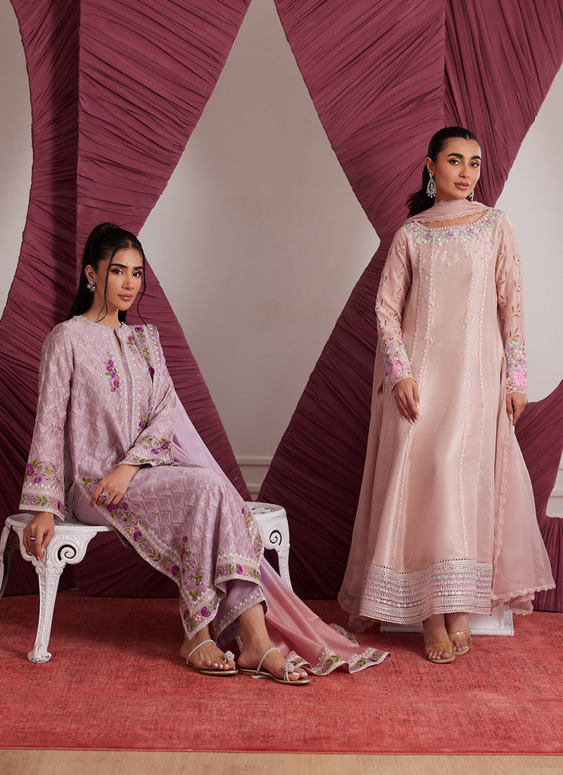 Rosa Mauve Shirt And Dupatta