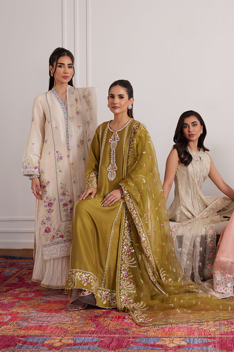 Lexie Ivory Shirt And Dupatta