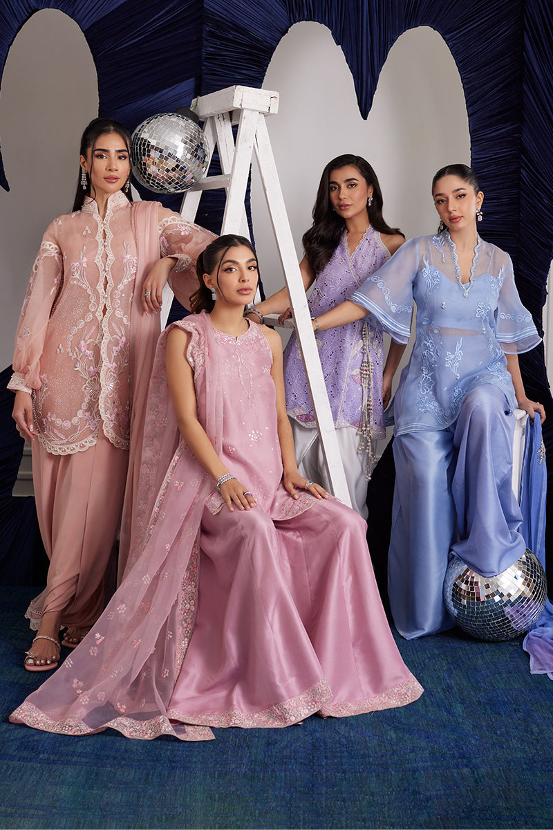 Demi Tea Rose Shirt And Dupatta