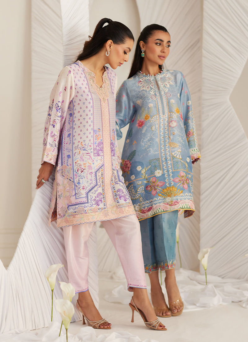 Carla Slate Blue Shirt and Pants