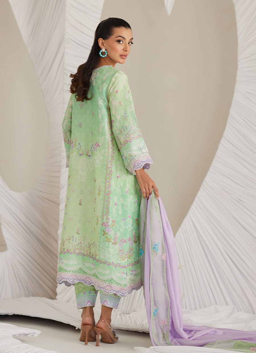 Felice Aqua Shirt and Dupatta