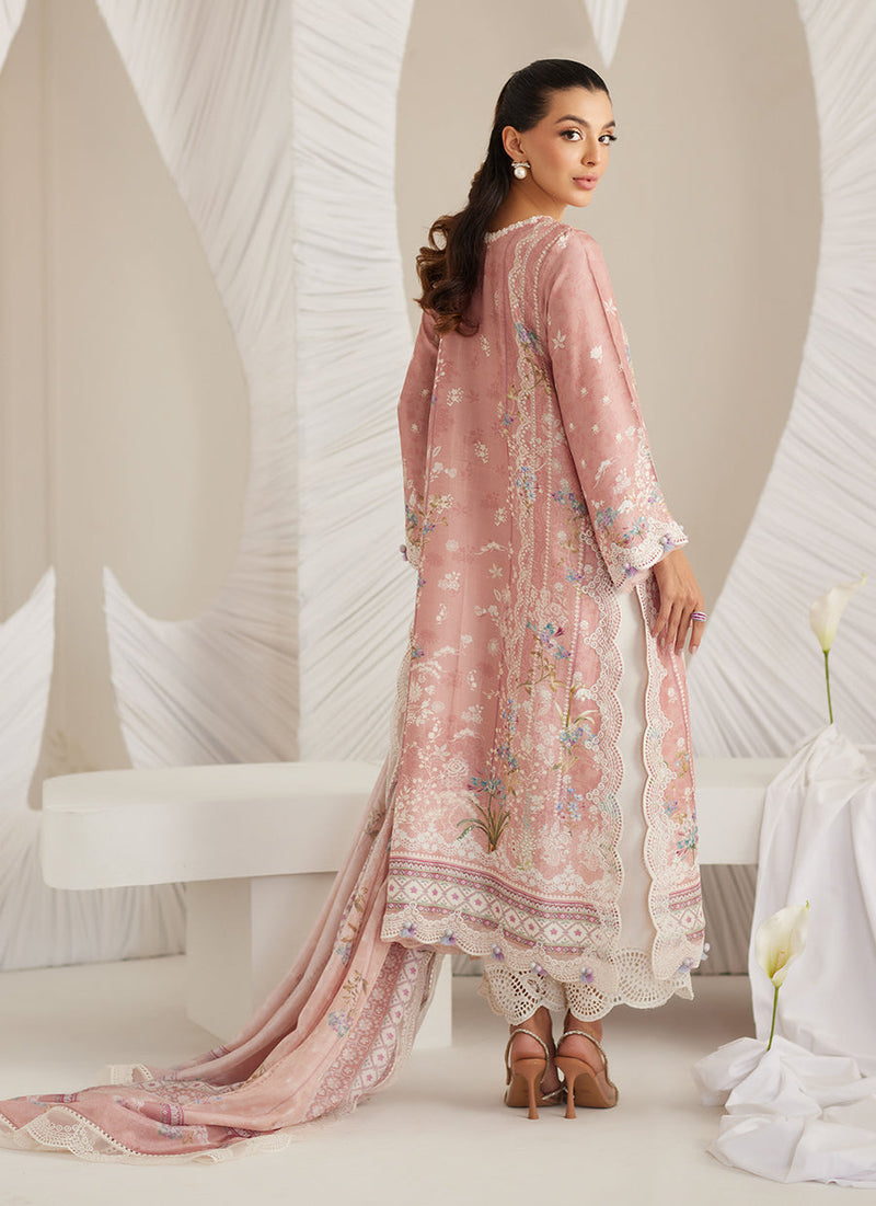 Elara Blush Shirt and Dupatta