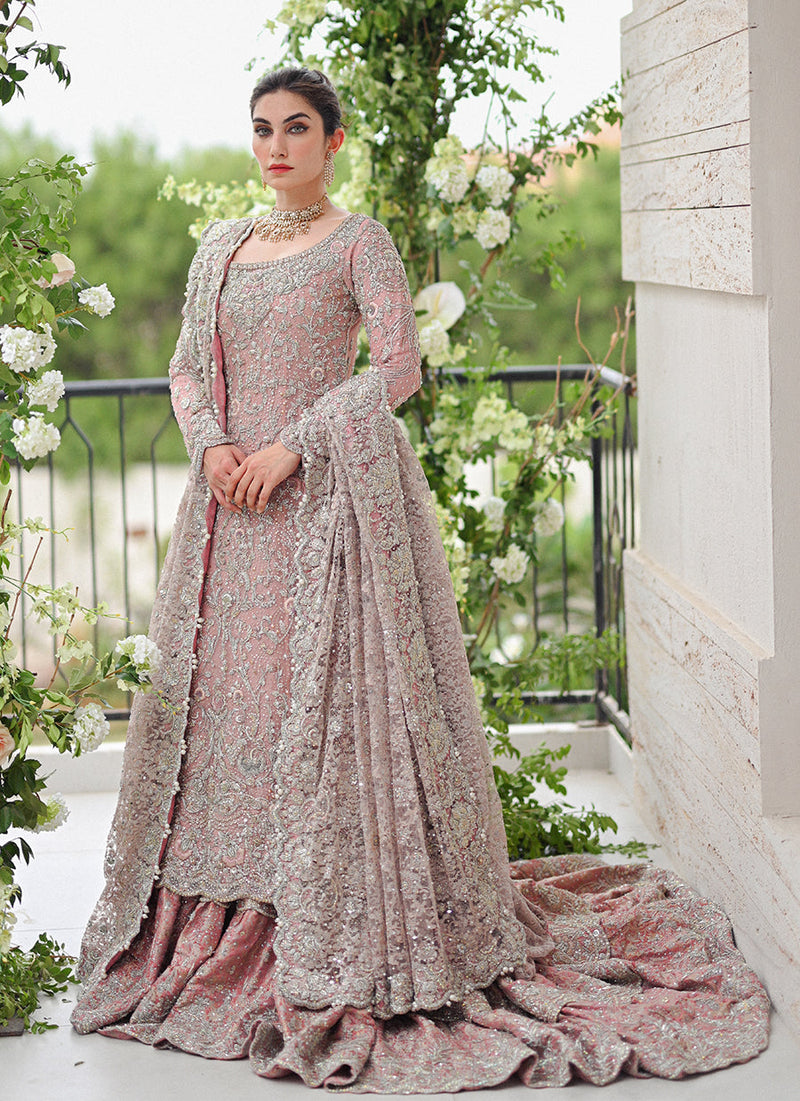 Aanya Rose Pink French Chantilly Bridal