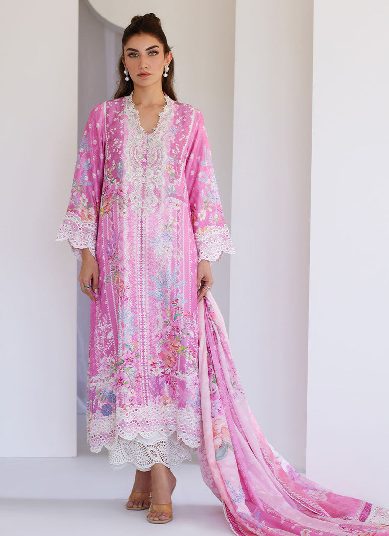 Lyra Pink Shirt and Dupatta