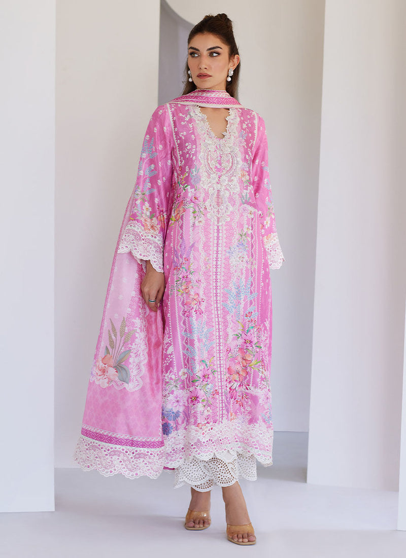 Lyra Pink Shirt And Dupatta