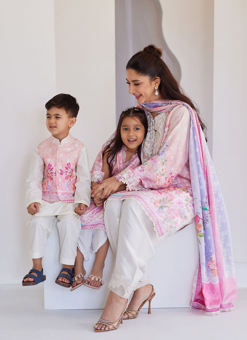 Oddie Pink Shirt and Dupatta