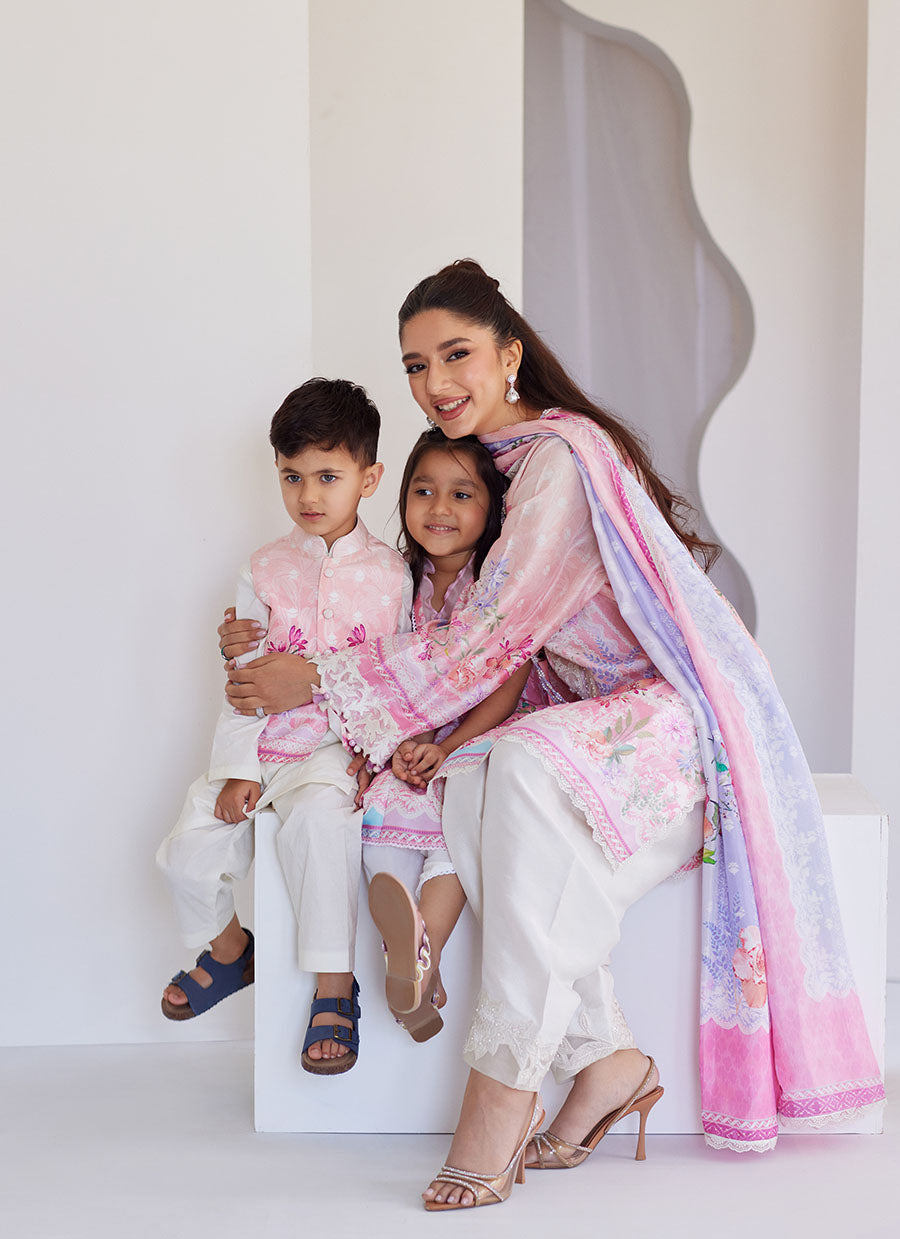 Oddie Pink Shirt and Dupatta