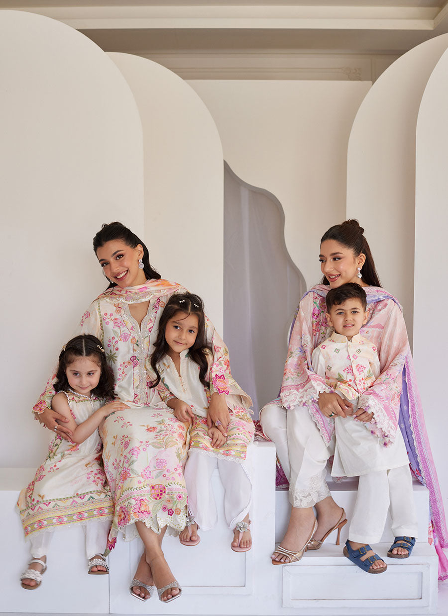 Faye Ivory Shirt and Dupatta