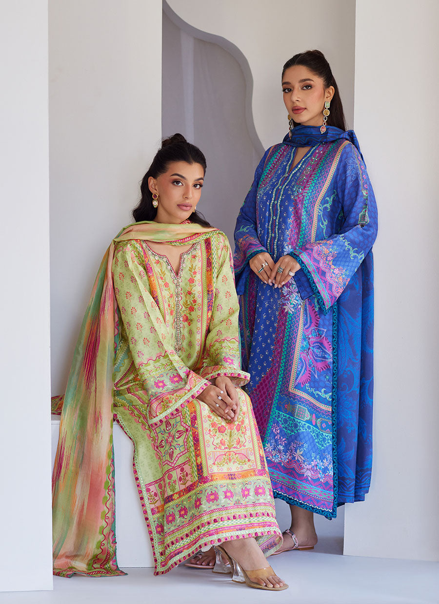 Vesper Kiwi Shirt and Dupatta