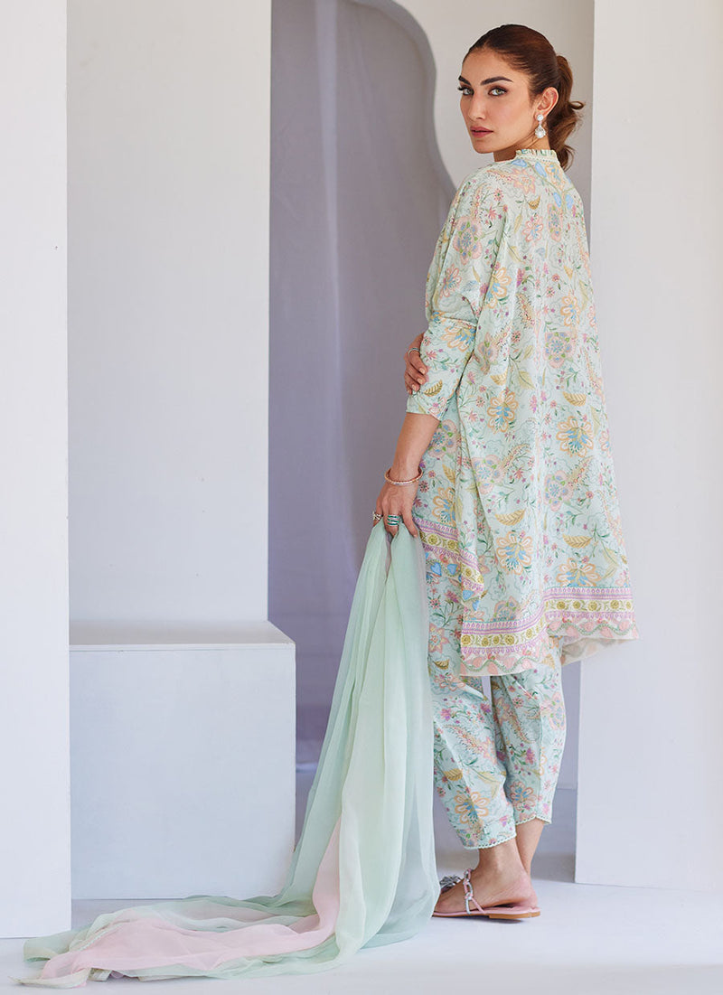 Cira Pale Aqua Shirt