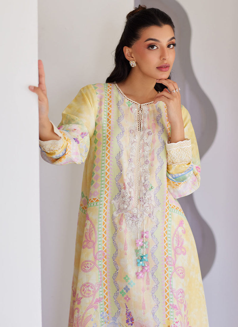 Cali Raw Silk Kaftan