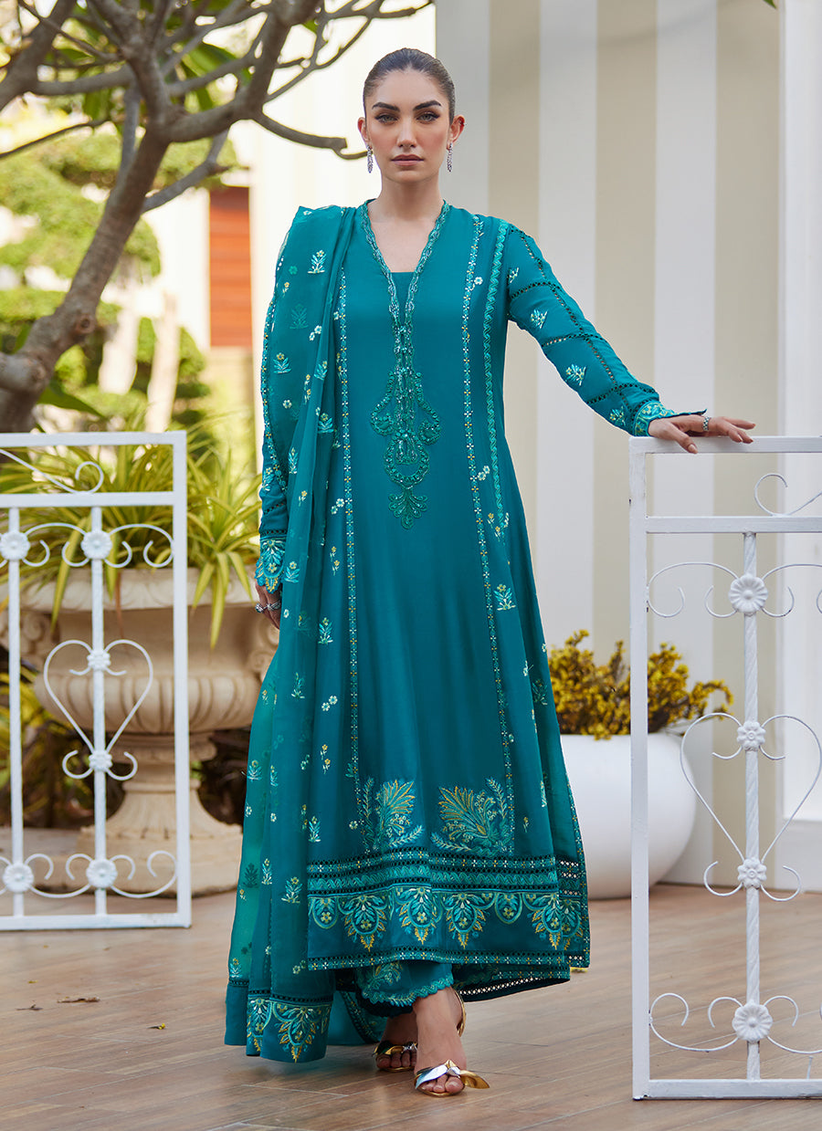 Leni Emerald Kalidaar and Dupatta