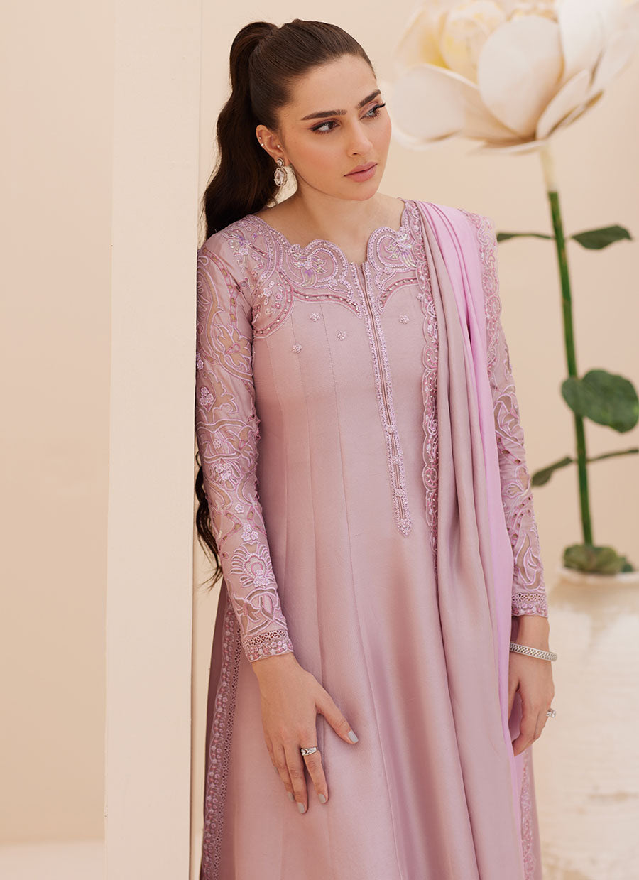 Moira Mauve Shirt and Dupatta