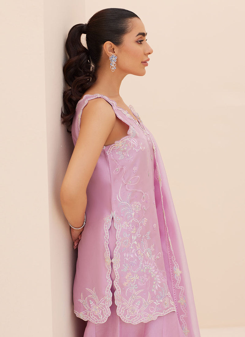 Lilliana Lilac Shirt and Dupatta