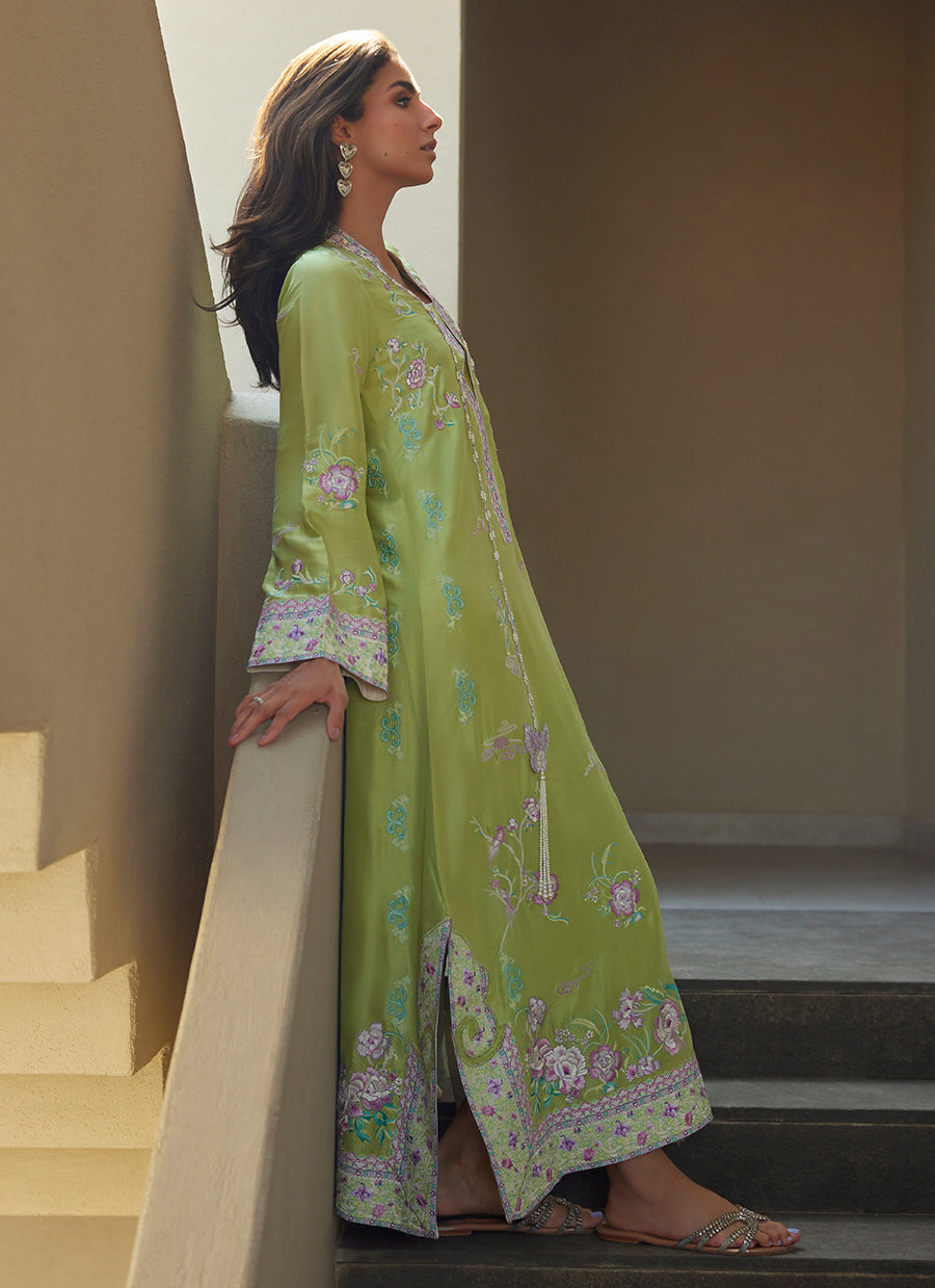 Zinni Silk Kaftan