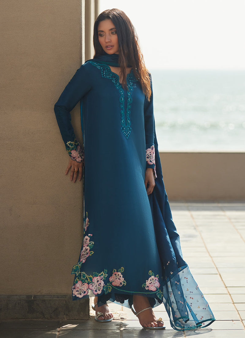 Terra Teal Kaftan