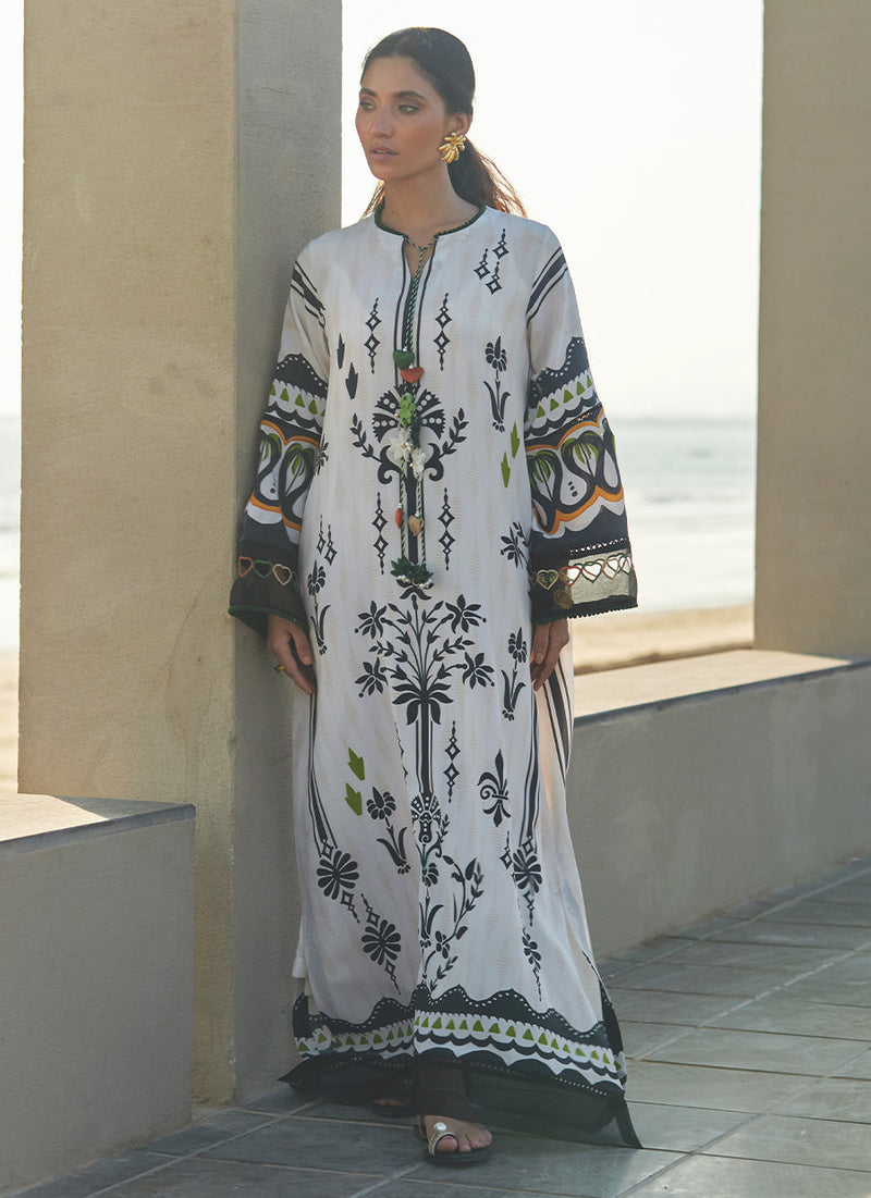 Zenya Crepe Kaftan