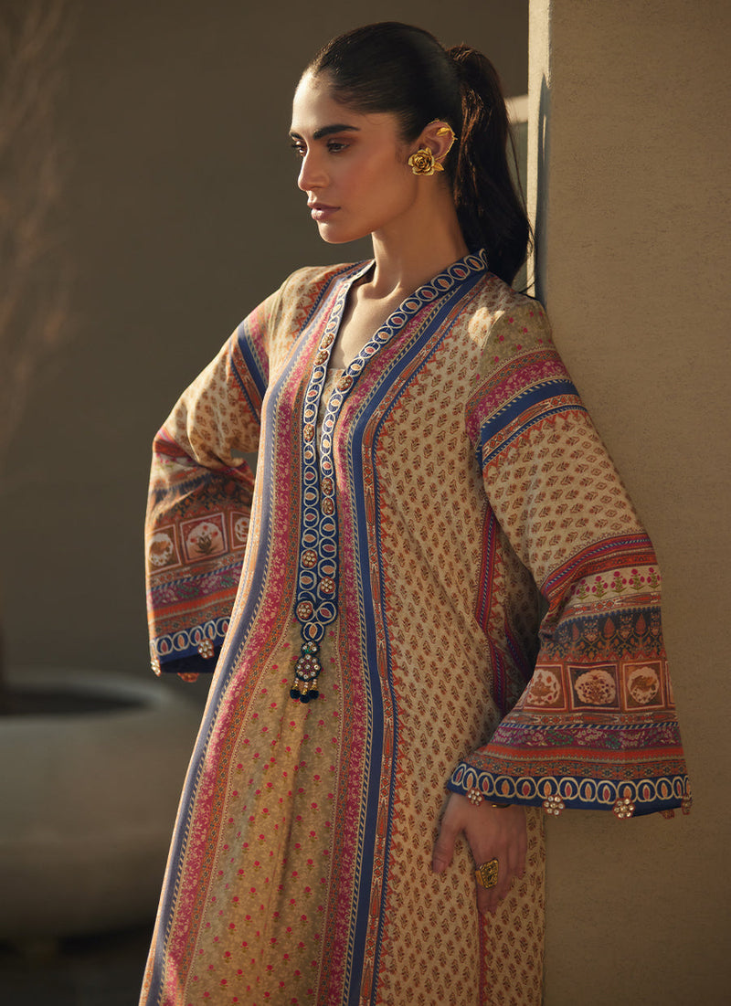 Sora Sand Crepe Kaftan