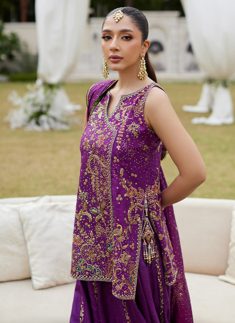 Aveline Orchid Short Shirt And Dhaka
