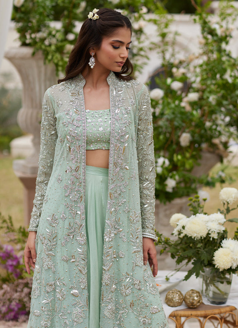 Elva Pale Turquoise Jacket