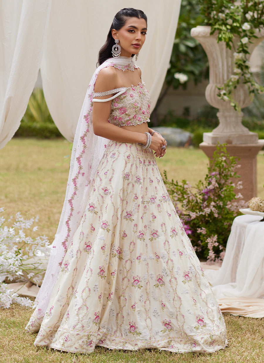 Kaya Ivory Lehnga Choli