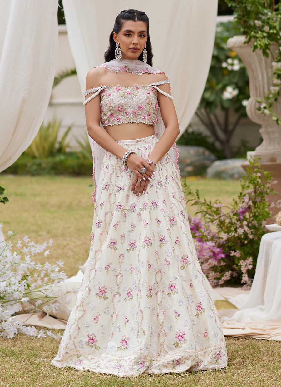 Kaya Ivory Lehnga Choli