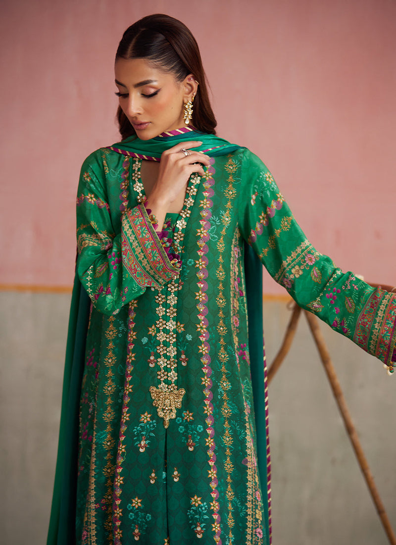 Noemi Jade Shirt And Dupatta