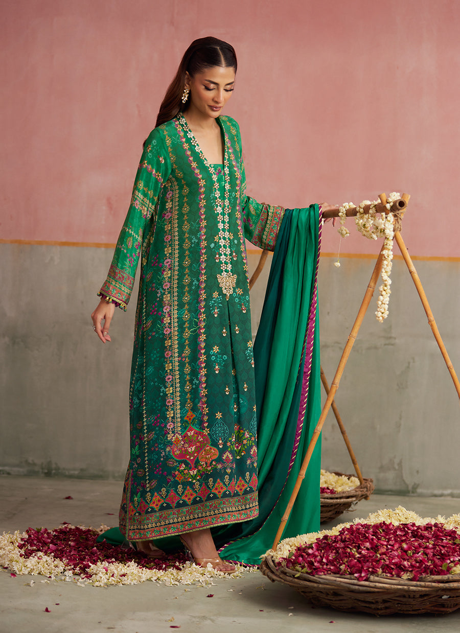Noemi Jade Shirt And Dupatta