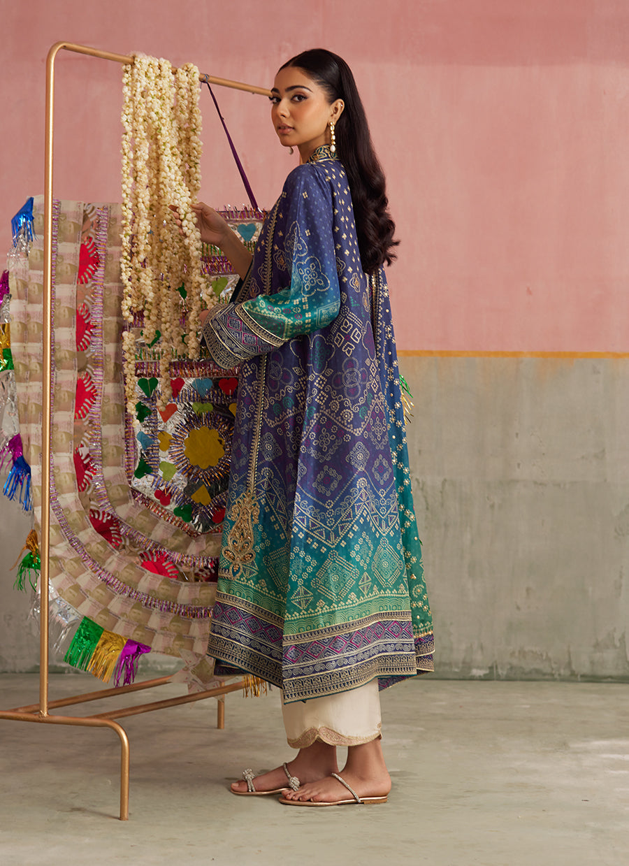 Catalina Ombre Shirt And Dupatta