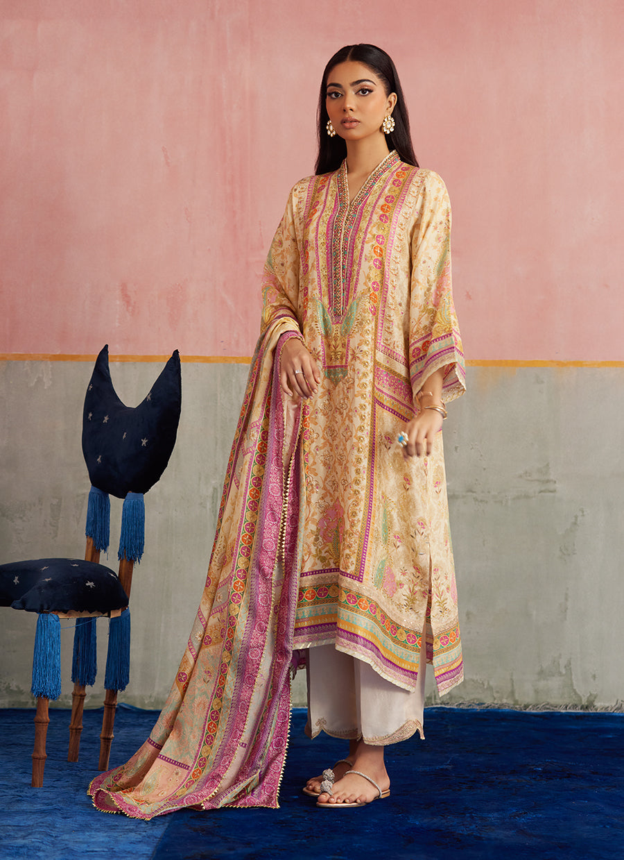 Vivi Shirt And Dupatta