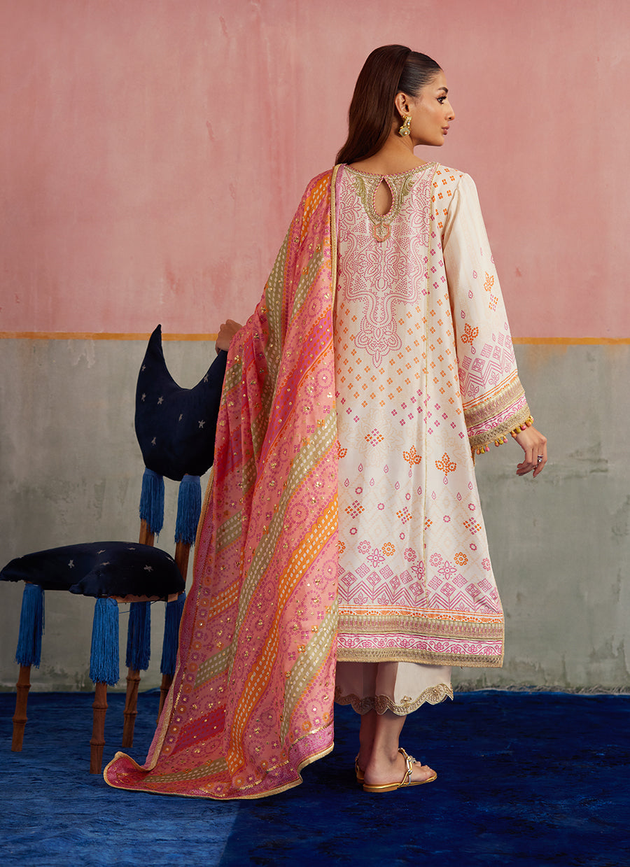 Isa Ivory Shirt and Dupatta