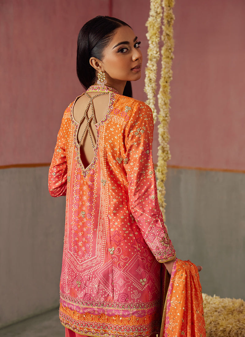 Ananya Ombre Shirt And Dupatta