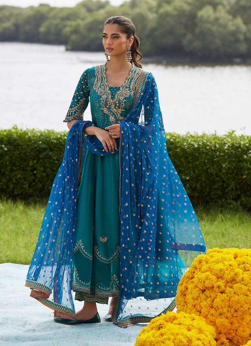 Empress Emerald Kalidaar And Dupatta