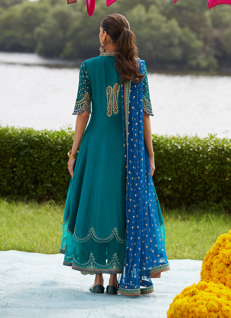 Empress Emerald Kalidaar And Dupatta