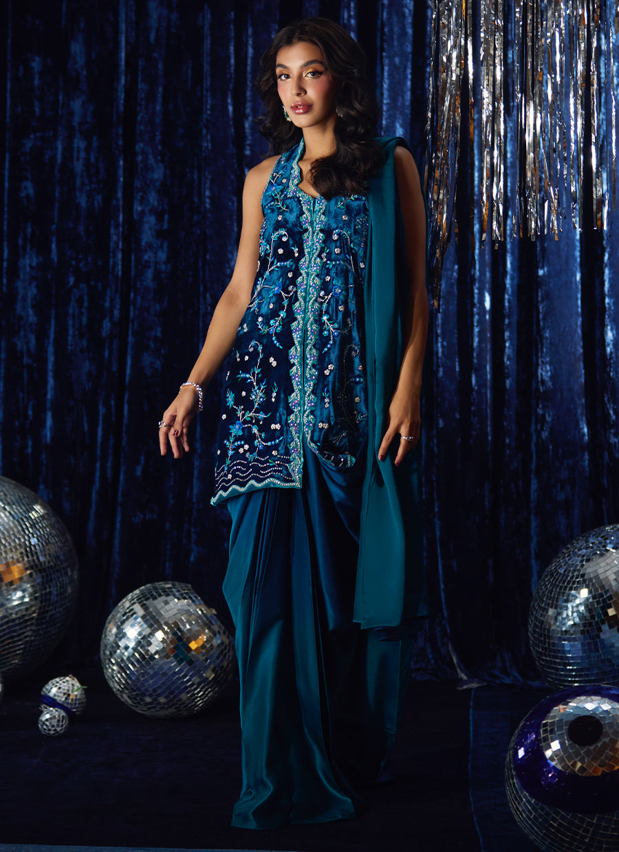 Pri Prussian Blue Saari Jacket